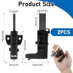 Front-Load Washer Motor Carbon Brushes, 2 Packs