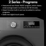 Teknix 8kg Freestanding Washing Machine with Quick Wash