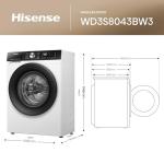 Hisense 8kg Washer Dryer with WiFi Connection