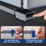 Adjustable Appliance Rollers for Washing Machine Moving