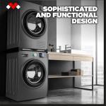Meliconi Torre Dark Washer-Dryer Stacking Kit