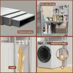 3-Tier Over Washer Laundry Storage Rack