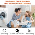 Bewudy 12PCS Pet Hair Remover and Dryer Balls