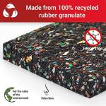 LouMaxx Non-Slip Anti-Vibration Mat Set of 4