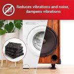 LouMaxx Non-Slip Anti-Vibration Mat Set of 4