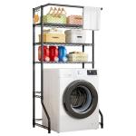 Over Washer Dryer Storage Shelf with Towel Hangers