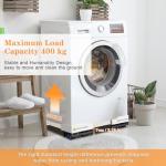 Adjustable Washing Machine Dolly with Rolling Wheels