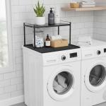 Retractable Washing Machine Cabinet with Silicone Mat