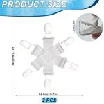 2-Piece Bed Sheet Detangler for Washers and Dryers