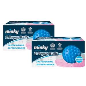 Minky Eco-Friendly Tumble Dryer Balls - Pack of 4