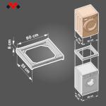 Meliconi Torre NOIR Universal Stacking Kit, Black