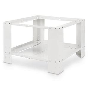 Sturdy Washing Machine Base with Shelf - White