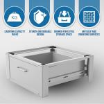 Vonia Steel Washing Machine Base Frame with Drawer