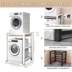 Height Adjustable Washer Dryer Stacking Kit - 400KG Capacity