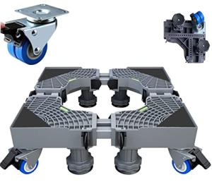 TOPWAY Adjustable Movable Base for Washing Machines and Dryers
