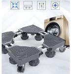 TOPWAY Adjustable Movable Base for Washing Machines and Dryers