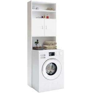 CASARIA® Naples White Washing Machine Cabinet 185x63x20cm