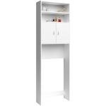 CASARIA® Naples White Washing Machine Cabinet 185x63x20cm