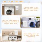 Magnetic Lint Bin for Tumble Dryer Storage