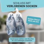 White Sock Holder for Washing Machine