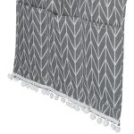 Washing Machine Cover with Pockets, Grey/Cream