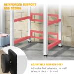 Adjustable Washer Dryer Stand with 350KG Capacity