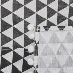 Washing Machine Cover with Pockets, Black/Cream