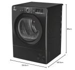 Hoover H-Dry 300 9kg Black Condenser Dryer