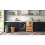 Hotpoint 9kg 1400rpm Anti-Stain Washing Machine - Black