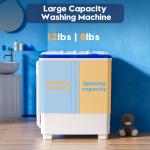Auertech 20lbs Portable Mini Washing Machine Combo
