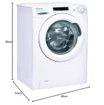 Candy Smart 8KG Washing Machine 1400rpm, White