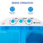 4.5kg Mini Portable Washing Machine and Spin Dryer