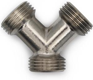 Male Y Adapter for Steam Dryer and Washing Machine