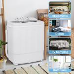 Compact Twin Tub Washer with Fast Dryer