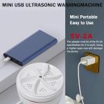 Compact USB Washing Machine for Travel and Home