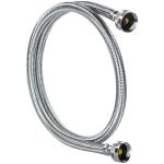 Stainless Steel 4ft Washing Machine Hoses - 2 Pack