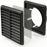 Kair Wall Vent, 155mm Flat Screen Design