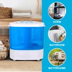 Compact Twin Tub Washing Machine with Spin Dryer