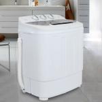 Portable Mini Washer and Dryer Combo in White