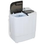 Portable Mini Washer and Dryer Combo in White