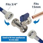 Tee Valve for Washing Machine Cold Water Feed