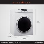 Magic Chef 3.5 cu. ft. Compact Electric Dryer