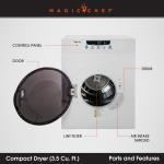 Magic Chef 3.5 cu. ft. Compact Electric Dryer