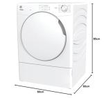 Hoover 9Kg White Vented Tumble Dryer with Sensor