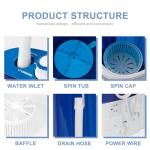 Compact Portable Mini Washer and Spinner Combo