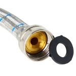 6ft Washer Hoses with 90° Elbow Connection (2 Pack)