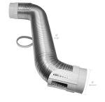 Flexible Aluminum Dryer Vent Hook Up Kit 4"x8