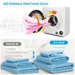 Compact 13.2 lbs Electric Laundry Tumble Dryer