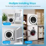 Compact 13.2 lbs Electric Laundry Tumble Dryer