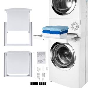 Universal Stacking Kit with Shelf for Washers & Dryers